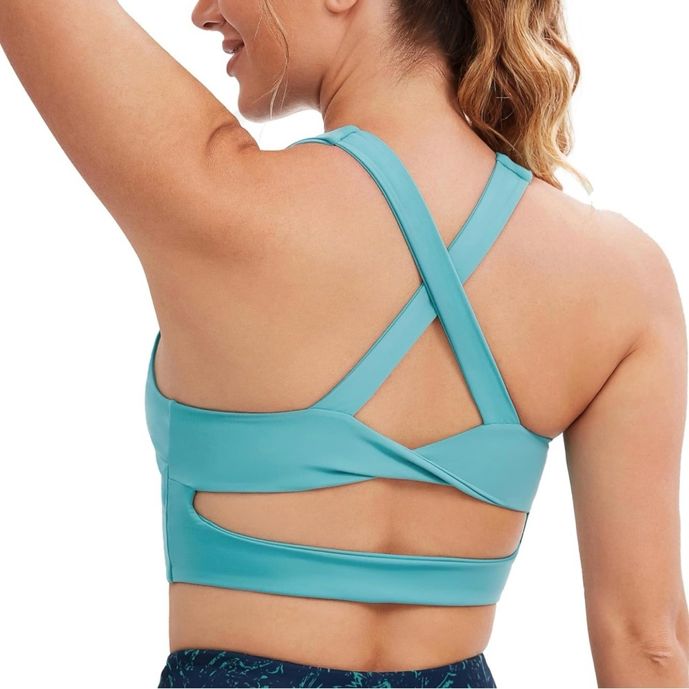 Women’s Sport Bra Criss-cross Back | #C13 - Picture 2 of 15